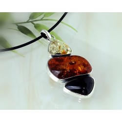 Bernsteinschmuck - Bernstein-Anhänger  Silber-925 CN47