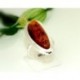Bernsteinschmuck - Bernstein-Ring 21 mm  Silber-925  (CK16)
