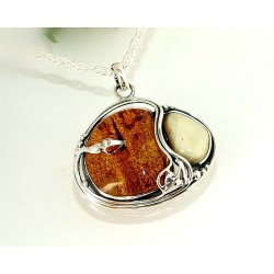 Bernsteinschmuck - Bernstein-Anhänger  Silber-925 CN71