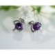 Ohrstecker Silber 925 Amethyst se37