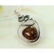 Bernsteinschmuck - Bernstein-Anhänger  Silber-925 LA35