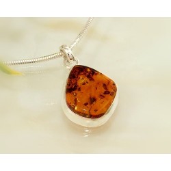 Bernsteinschmuck - Bernstein-Anhänger  Silber-925  LA42
