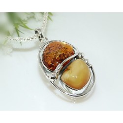 Bernsteinschmuck - Bernstein-Anhänger  Silber-925 LB70