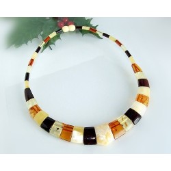 Bernsteinkette  Bernstein Collier  42 cm DA05