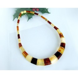 Bernsteinkette  Bernstein Collier 44 cm DA93