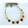 Bernsteinkette  Bernstein Collier 46 cm DA97
