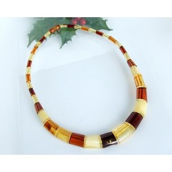 Bernsteinkette  Bernstein Collier 47 cm DA96