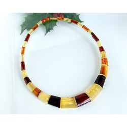 Bernsteinkette  Bernstein Collier 47 cm DA90