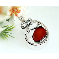 Bernsteinschmuck - Bernstein-Anhänger  Silber-925 LM52