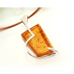 Bernstein Collier Silber 925 45 cm Bernsteinschmuck cr54