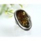 Bernsteinschmuck - Bernstein-Ring 19,5 mm  Silber-925  (HA69)
