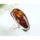 Bernsteinschmuck - Bernstein-Ring 19 mm  Silber-925  (HA79)