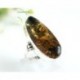 Bernsteinschmuck - Bernstein-Ring 19 mm  Silber-925  (HA77)