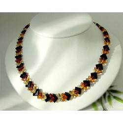 Bernsteinschmuck - Bernstein-Collier 45 cm (DB12)