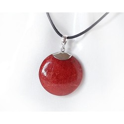 Silberschmuck - Anhänger m. Schaumkoralle Silber-925 (KL90)