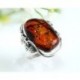 Bernstein Ring 19,5 mm  Silber 925 HB72