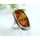 Bernstein Ring 18 mm  Silber 925  HB93
