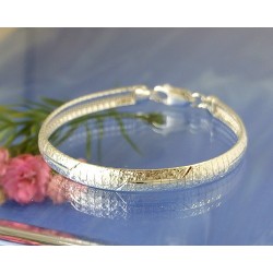Damen Silber Armband 18 cm Silber 925 (SA78)