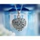Herz Silber Anhänger Herz Silber 925 Silberschmuck RU01