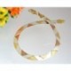 Damen Armband Bicolor 20,5 cm Silber 925 (SA83)