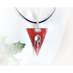 Silberschmuck - Anhänger m. Schaumkoralle Silber-925 (KL69)