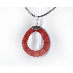 Silberschmuck - Anhänger m. Schaumkoralle Silber-925 (KL89)