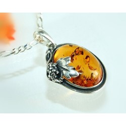 Bernsteinschmuck - Bernstein-Anhänger Silber-925 AD92