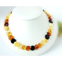 Bernsteinkette  Bernstein Collier 42 cm DC02