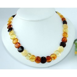 Bernsteinschmuck - Bernstein-Collier 45 cm (DC41)