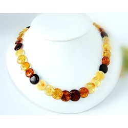 Bernsteinschmuck - Bernstein-Collier 49 cm (DC08)