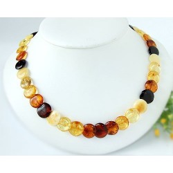 Bernsteinkette  Bernstein Collier 45 cm DC29