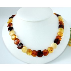 Bernsteinschmuck - Bernstein-Collier 47 cm (DC16)