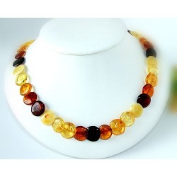 Bernsteinkette  Bernstein Collier 49 cm DC13