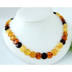 Bernsteinschmuck - Bernstein-Collier 50 cm (DC33)