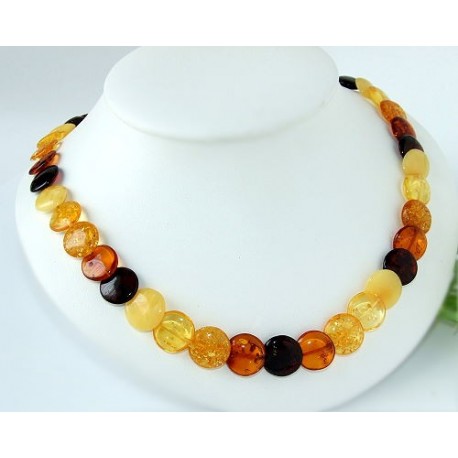 Bernsteinschmuck - Bernstein-Collier 50 cm (DC33)