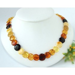 Bernsteinschmuck - Bernstein-Collier 50 cm (DC39)