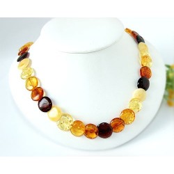 Bernsteinschmuck - Bernstein-Collier 50 cm (DC06)