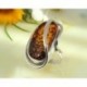 Bernsteinschmuck - Bernstein-Ring 17,5 mm  Silber-925  (HD03)