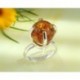 Bernsteinschmuck Bernstein Ring 17 mm Silber 925 HC92