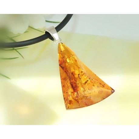 Bernsteinschmuck - Bernstein-Anhänger Silber-925 AG65