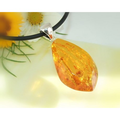 Bernsteinschmuck - Bernstein-Anhänger Silber-925 AG61