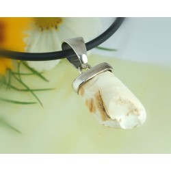 Bernsteinschmuck - Bernstein-Amulett  Silber-925  (AG55)