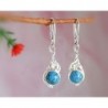 Türkisschmuck - Türkisohrhänger  Silber-925  (GZ23)