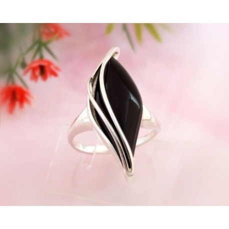 Onyx Ring Silber 925 Onyxschmuck SE55