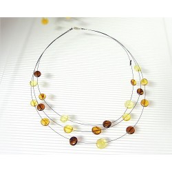 Bernsteinschmuck - Bernstein-Collier  (DC54)