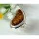 Bernsteinschmuck Bernstein Ring 19 mm  Silber 925  HD19a