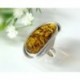 Bernsteinschmuck - Bernstein-Ring 17 mm Silber-925  (HD34)