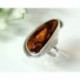Bernsteinschmuck Bernstein Ring 17 mm SILBER 925  HD50a