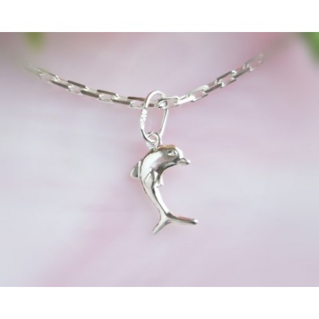 Delfin Anhänger Silber-925 Silberschmuck  ST48