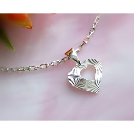 Herz Silber Anhänger  Silber-925 Silberschmuck ST40